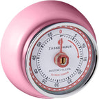 Zassenhaus Magnetic Retro Kitchen Timer, Classic Mechanical Cooking Timer by Zassenhaus