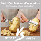 2Pcs Vegetable Peelers For Kitchen, Premium Fruit Stainless Steel Peeler - Image 4