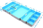 Welaxy Drawer organizers bins dividers storage trays shallow organizing box - Image 4