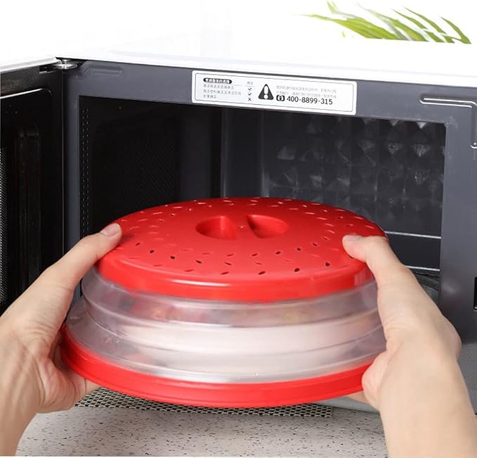 Small Collapsible Microwave Splatter Cover, Microwave Plate Cover - Image 6