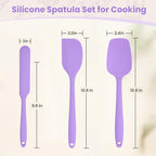 Spatulas Silicone Heat Resistant, Rubber Spatula Food Grade, Handle - Image 2