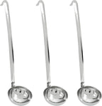 Piutouyar 3 Pcs 4 oz Soup Ladle Set, Stainless Steel Ladle by Piutouyar