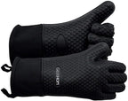GEEKHOM BBQ Gloves Heat Resistant, 13.7 Inch Long Waterproof Silicone Oven Mitts by GEEKHOM