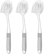 SetSail Dish Brush with Handle, 3 Pack Stiff Bristles Dish Scrubber with by SetSail