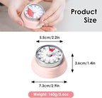 Visual Timer, Teeloray 60-Minute Countdown Timer, Kitchen Timer - Image 6