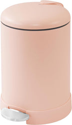 Glad Small Trash Can, 1.2 Gallon | Round Stainless Steel Garbage Bin by GladTrashFoodStorage