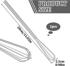 Small Whisk, 9.8in Stainless Steel Whisk Tiny Skinny Whisk - Image 2