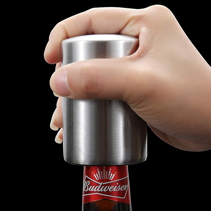 Father's Day Gift for Dad, YUDANSI Push Down Bottle Opener, Automatic Beer - Image 2