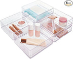 STORi SimpleSort 6-Piece Stackable Clear Drawer Organizer Set | 6" x 6" x 2" by STORi