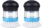 MR.SIGA Soap Dispensing Palm Brush, Kitchen Brush by MRSIGA
