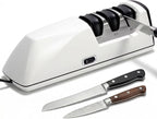 Professional Electric Knife Sharpener, 3-Stage High-Grit Diamond Sharpening by useluck