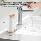 White Glass Soap Dispenser - Image 2