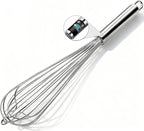 18/10 Stainless Steel Large Whisk, 15.5 inch Heavy Duty Long Whisk Suitable - Image 7
