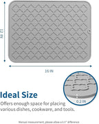 AMOAMI-Dish Drying Mats for Kitchen Counter-Silicone Dish Drying Mat-Kitchen - Image 6