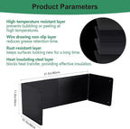 Black Large 4 Sided Splatter Guard - Image 2