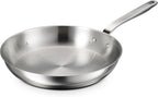 Tramontina Tempo Tri-Ply Base Stainless Steel 12-Inch Large Frying Pan by Tramontina