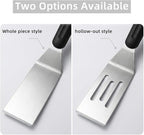 2-Pieces Small Metal Spatula Set, Mini Metal Spatulas - Image 2