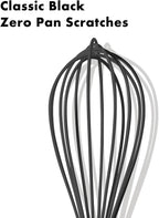 OYV 10-Inch Black Silicone Whisk, Heat Resistant 480°F Kitchen Whisk - Image 8
