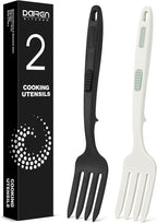 Silicone Flexible Cooking Fork, 11.6 Inch Heat Resistant, Large Non Stick by DaiRenKitchen