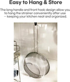 8″ Stainless Steel Fine Mesh Strainer - Image 4