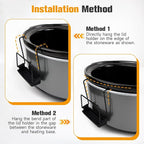SOPHICO Slow Cooker Lid Holder for Cooking, Hand Free Pot Lid Organizer - Image 7