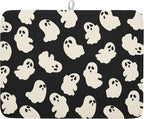 Halloween Ghosts Dish Drying Mat by Kawani