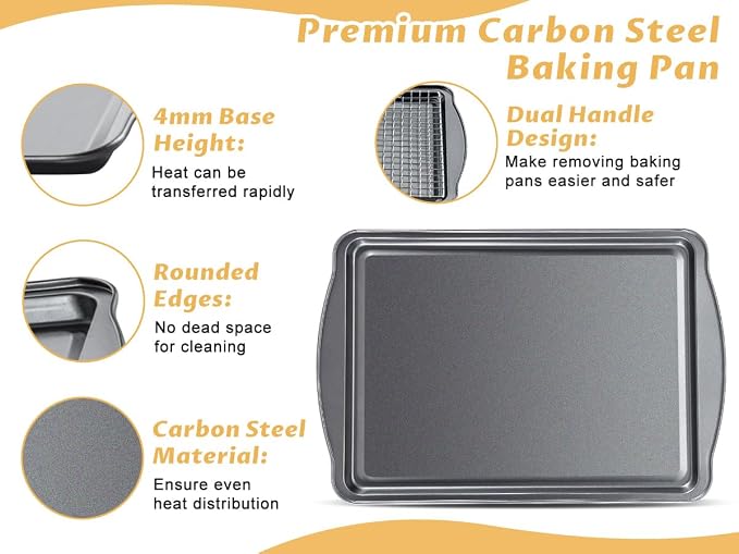 Baking Sheet with Cooling Racks - Image 3