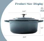 EDGING CASTING Enameled Cast Iron Round Dutch Oven - Image 2