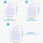 SINLAND Kids Apron with Pocket 2 Pack Children Chef Apron - Image 4