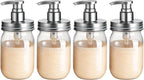 Amolliar Plastic Mason Jar Soap Dispenser by Amolliar
