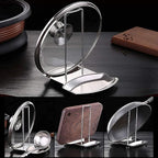 Pan Lid Holder Progressive Lid and Spoon Rest Shelf 304 Stainless Steel Pan Lid - Image 5