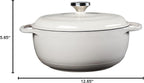 Lodge 4.5 Quart Enameled Cast Iron Dutch Oven - Image 7