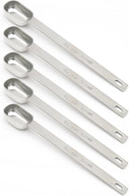 5PCS 3/4tsp Single Measuring Spoon, Stainless Steel Long Handle Individual by BERYLER