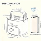 Ice Cube Tray with Lid and Bin, Pack Stackable Ice Tray with Bin and Scoop - Image 7