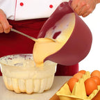 Glad Mixing Bowl with Handle – 3 Quart | Heavy Duty Plastic with Pour Spout and - Image 3