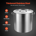 VEVOR Stainless Steel Stockpot, 100 Quart Large Cooking Pots, Cookware Sauce Pot - Image 3