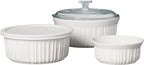 CorningWare French White 7-Pc Ceramic Bakeware Set - Image 2