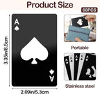 60Pcs Ace of Spades Bottle Openers, Poker Card Bottle Openers Portable - Image 2