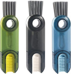 3 in 1 Cup Lid Gap Cleaning Brush Set, Mutipurpose Tiny Silicone Cup Holder - Image 2