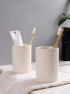 Bosilunlife Soap Dispenser and Toothbrush Holder Set - Image 7