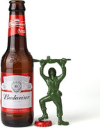 2pc-Creative 3D Army Man Bottle Opener, Unique Easy Opening Bottle Opener - Image 3