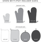 KITCHENAID Beacon Two-Tone Pot Holder 2-Pack Set, Contour Silver/Matte Black - Image 5