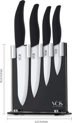 Vos Ceramic Knife Set with Block, Ceramic Knives Set - Image 9
