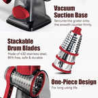 KEOUKE Rotary Cheese Grater Pro 6 in 1 - Image 7
