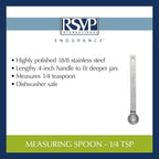 RSVP International Endurance Kitchen Collection Open Stock Measuring Spoon - Image 6