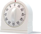 60 Minute Wind Up Timer, Visual Mechanical Timer by NUOSWEK