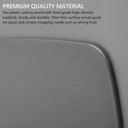 Cutting Boards for Kitchen, Plastic Cutting Board Set of 3, Thick Chopping - Image 4