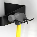Taozun Garage Paper Towel Holder, Wall Mount Shelf, Shop Towel Holder, One-Hand - Image 3