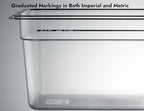 CURTA 6-Pack 1/3 Size 6" Deep NSF Polycarbonate Food Pans | Dishwasher & - Image 4