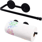 Magnetic Paper Towel Holder for Fridge, 12.3" Heavy Duty Magnet Rack, No Drill - Image 2